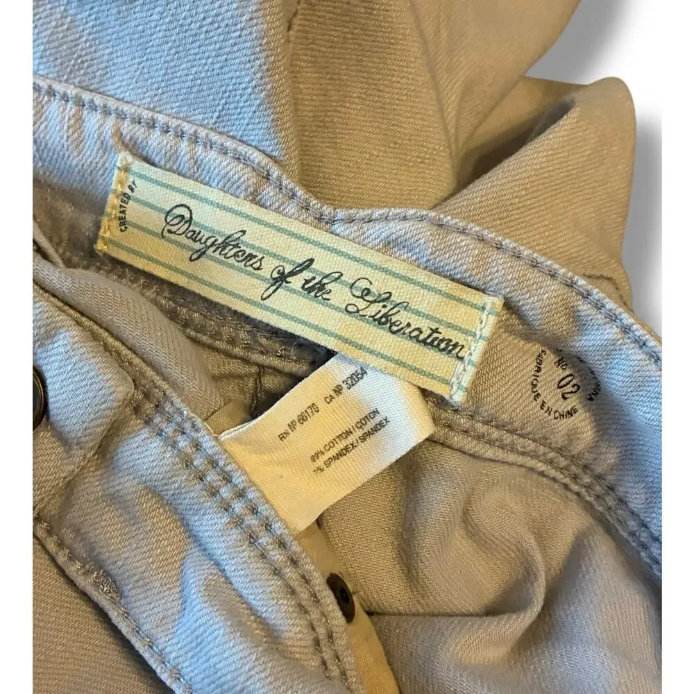 Anthropologie Daughters of The Liberation low rise flare jeans - Picture 6 of 6